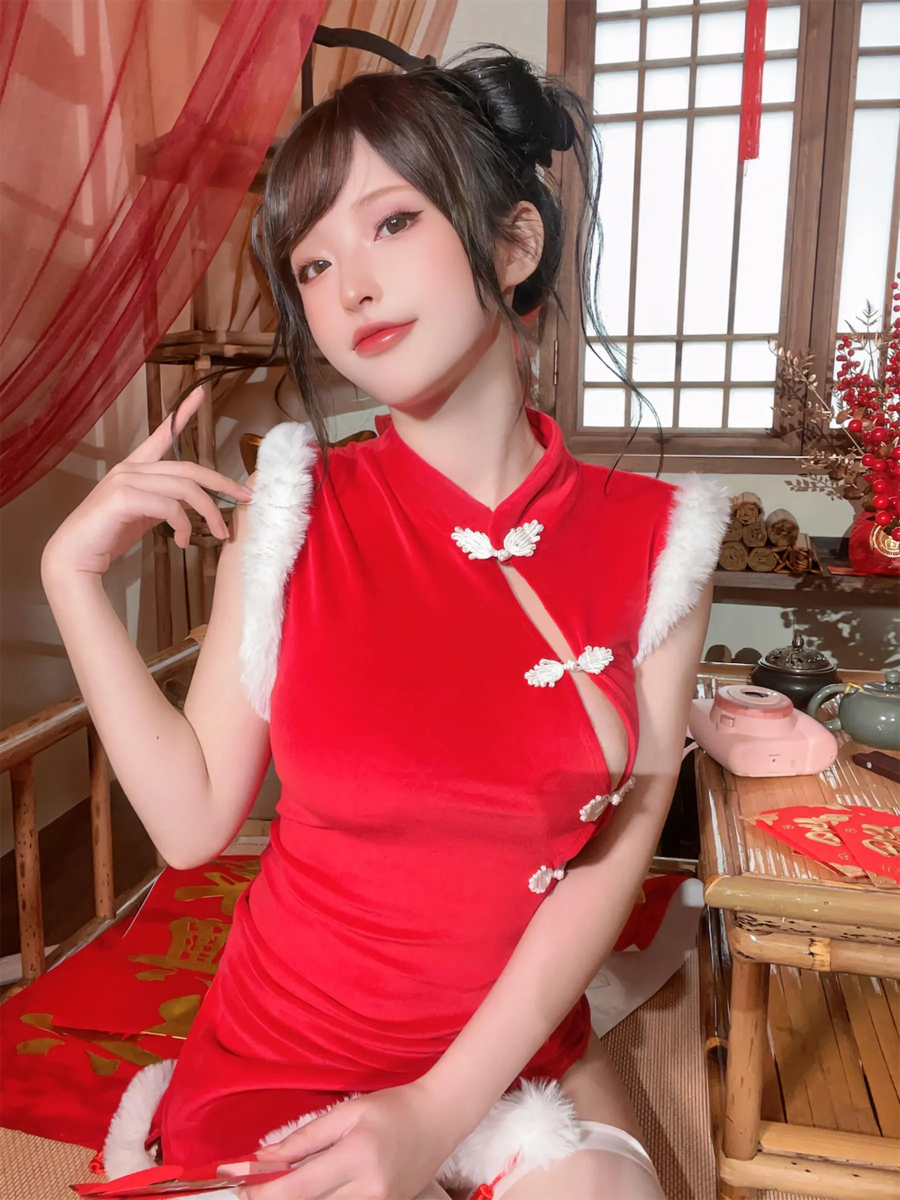 清水由乃 – NO.45 2023新年旗袍 [77P]插图7